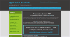 Desktop Screenshot of creadunet.com